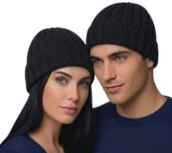 bonnet unisexe pêcheur 100% cachemire – Made in Italy