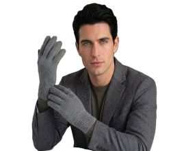 gants homme 100% cachemire made in Italy