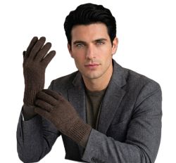 gants homme 100% cachemire made in Italy