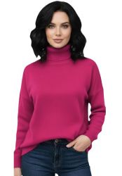 damski oversize golf 100% kaszmir made in Italy