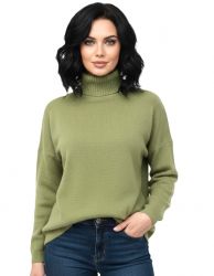 damski oversize golf 100% kaszmir made in Italy