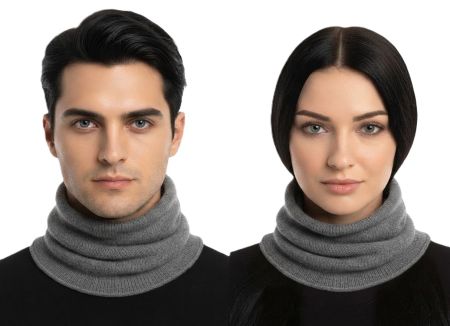 unisex-nackenwärmer aus 100% kaschmir made in Italy