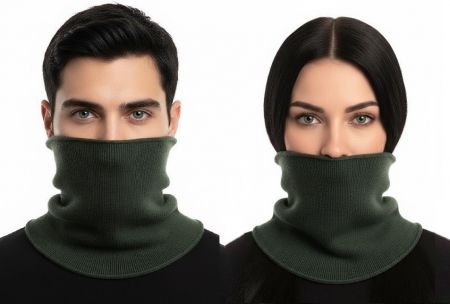 calentador de cuello unisex 100% cachemira made in Italy