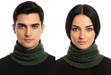 unisex-nackenwärmer aus 100% kaschmir made in Italy