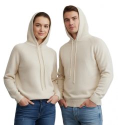 sweter z kapturem unisex 100% kaszmiru made in Italy