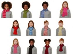 bufandas para niños en stock lotes de 12 piezas surtidas